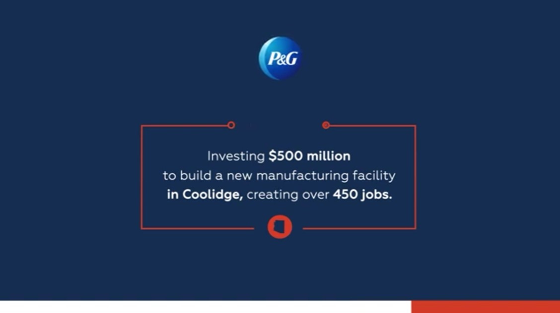 Procter & Gamble Co. (PG) plans to build $500 million plant in