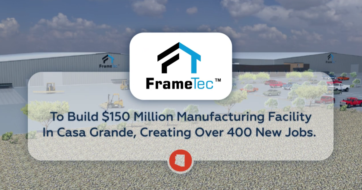 FrameTec Announces Construction Of Building Component Manufacturing