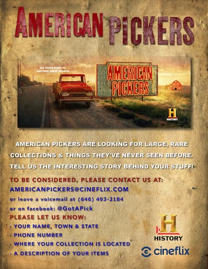 American Pickers Flyer